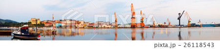 Morning panorama of Industrial seaport of Santander 26118543
