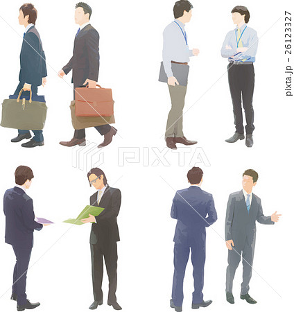 会話するビジネスマン 26123327