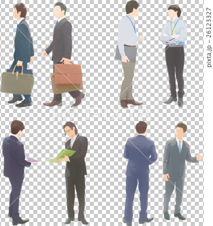 会話するビジネスマン 26123327