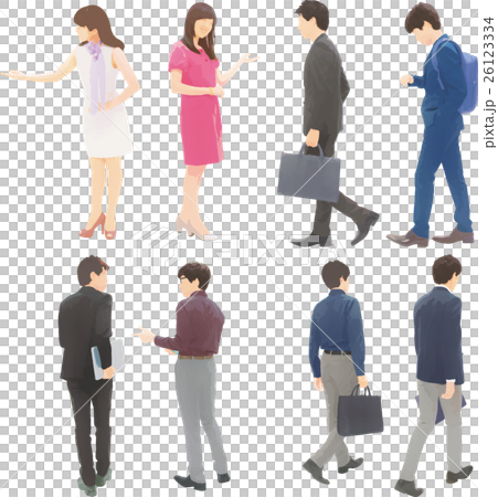 歩くビジネスマン 26123334