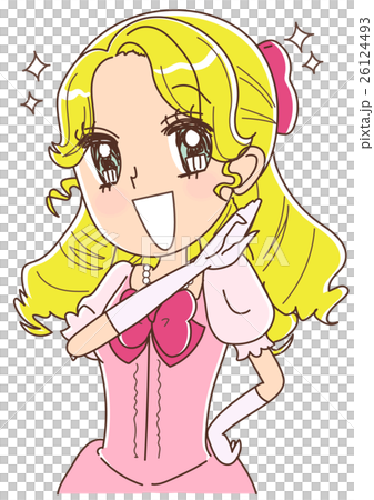 お嬢様のイラスト 26124493