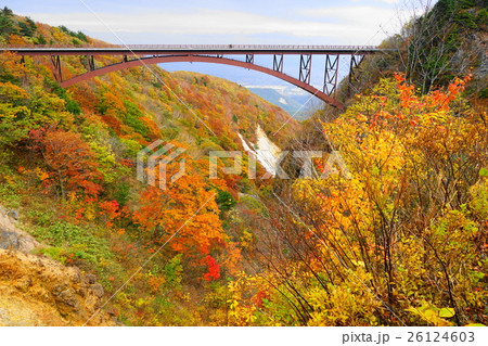 10月　磐梯吾妻スカイライン05不動沢橋つばくろ谷 26124603