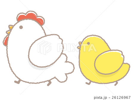 にわとり　シンプル 26126967