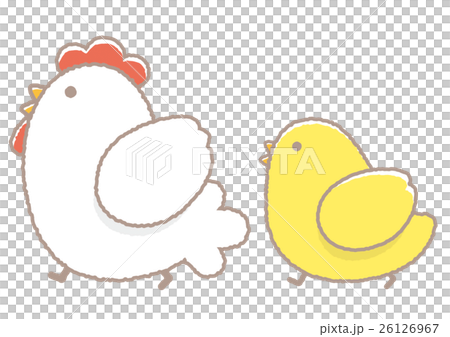 にわとり　シンプル 26126967