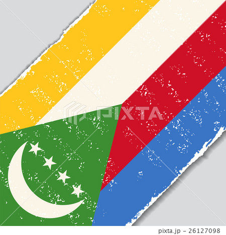 Comoros grunge flag. Vector illustration. Comoros grunge flag. Vector illustration. 26127098