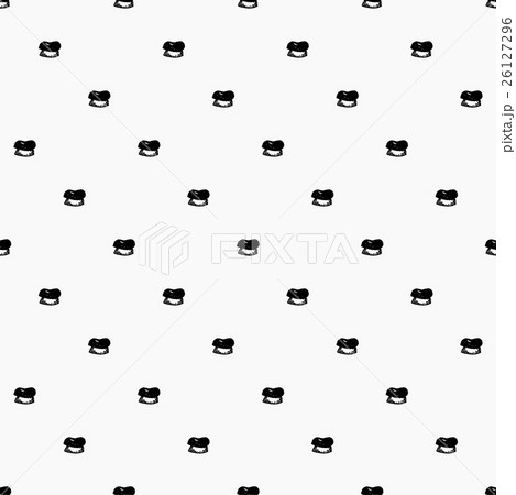 Hand drawn seamless pattern with mushrooms. 26127296