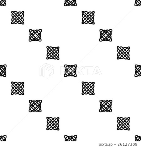 Celtic knot seamless pattern 26127309