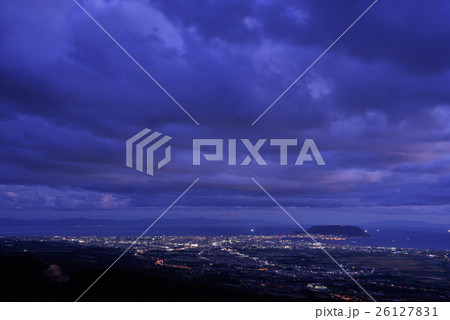 城岱牧場展望台からの函館裏夜景 26127831