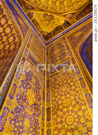 Interior of Tilya-Kori Madrasah on Registan Square 26128874