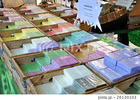 石鹸　サボン　シャボン　カラフル　マルシェ 26130103