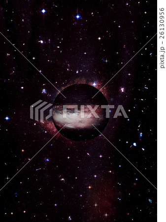 Stars, dust and gas nebula in a far galaxy Stars, dust and gas nebula in a far galaxy 26130956