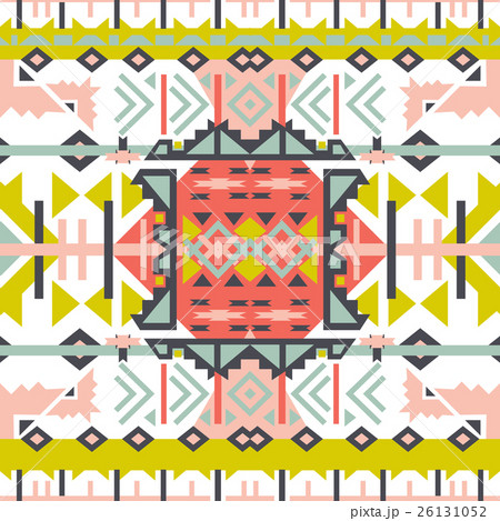 Colorful  aztec seamless pattern. 26131052