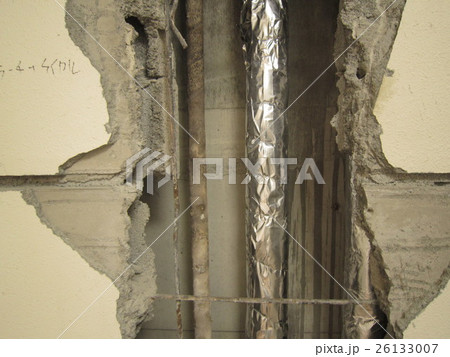 隠ぺい部配管　壁ハツリ 26133007