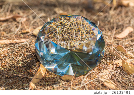 gemstone closeup lying on the ground gemstone closeup lying on the ground 26135491