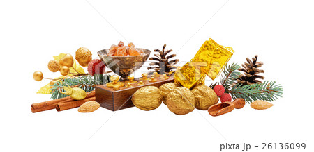 Linear Christmas composition 26136099