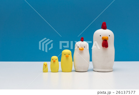 にわとりマトリョーシカ 26137577