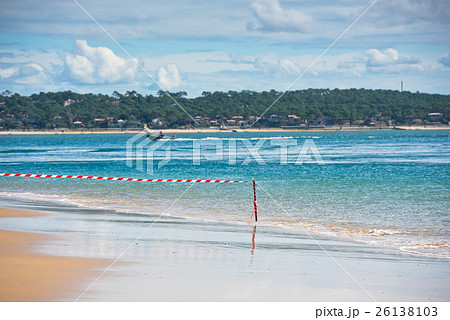 Sand Atlantic beach, France 26138103
