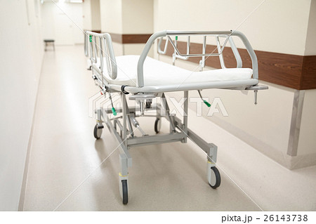 hospital gurney or stretcher at emergency room hospital gurney or stretcher at emergency room 26143738