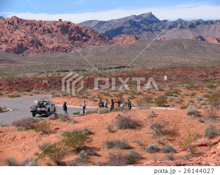 アメリカ合衆国　ネバタ州　バレーオブファイヤー州立公園　ラスベガス近郊 26144027