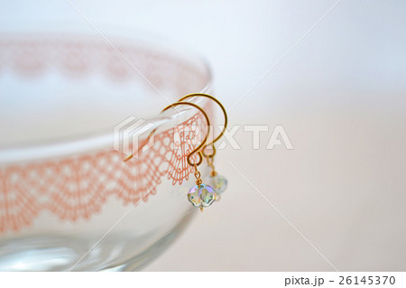 ビーズのピアス 26145370