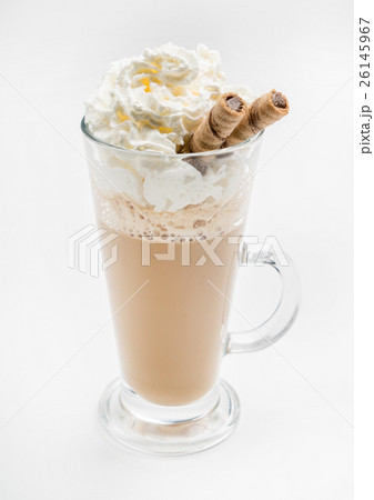 coffee with whipped cream coffee with whipped cream 26145967