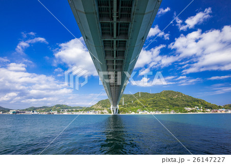 生口橋(しまなみ海道)の地域景観 生口橋(しまなみ海道)の地域景観 26147227