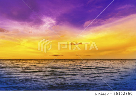 abstract sea in colorful filter and vintage filter 26152366