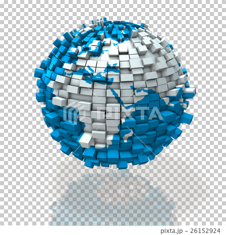 ヨーロッパの閉塞感を表すアブストラクト3DCGイラスト 26152924