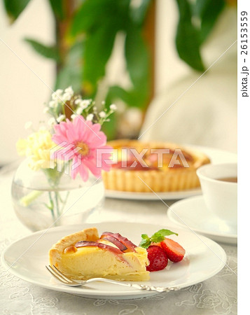 紅玉りんごのキッシュでティータイム　カフェイメージ 26153559