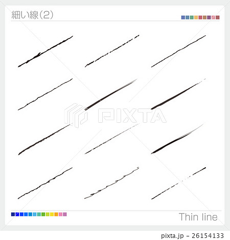 細い線（アートブラシ） 26154133