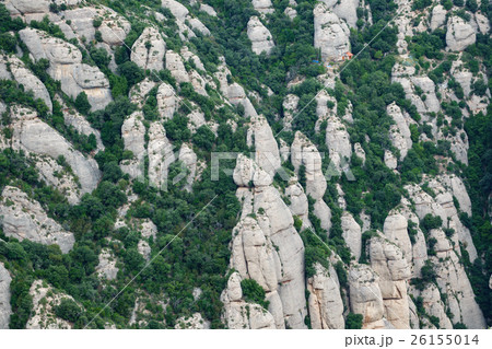 Montserrat mountains closeup, Spain Montserrat mountains closeup, Spain 26155014