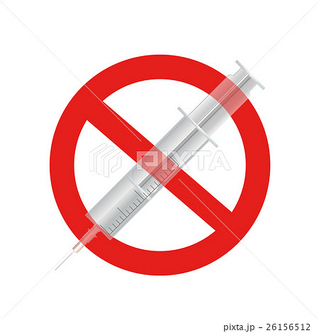 Healthcare Barriers - Syringe with No Access Sign Healthcare Barriers - Syringe with No Access Sign 26156512