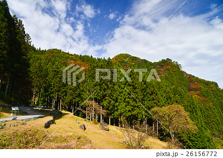 群馬県、荒船風穴の番舎跡付近 26156772