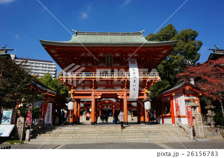 七五三で賑わう神戸市の観光スポット：生田神 26156783