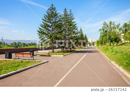 Yenisei river embankment park Yenisei river embankment park 26157142