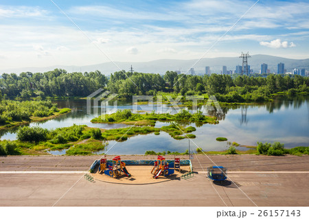 Yenisei river embankment park Yenisei river embankment park 26157143
