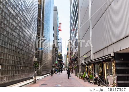 東京　銀座の路地 26157597
