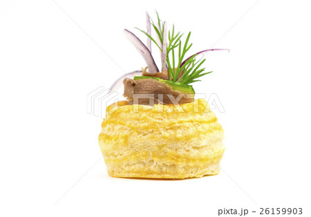 Mini Canape with meat and vegetables Mini Canape with meat and vegetables 26159903