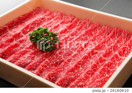 霜降り和牛もも肉スライス 26160610