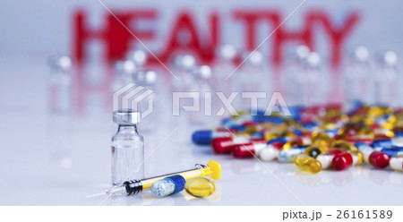 Healthy background, Pills, Tablets, Capsule  26161589