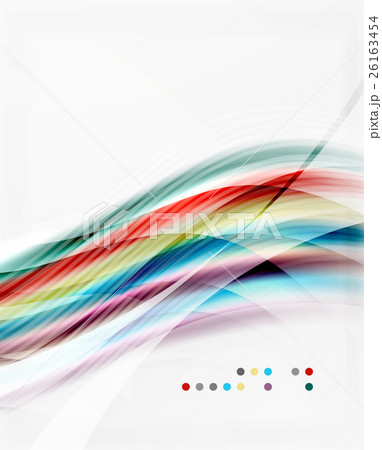 Vector shiny wave abstract background 26163454