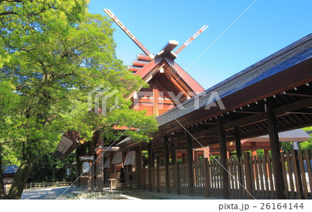 万緑の熱田神宮本宮 26164144