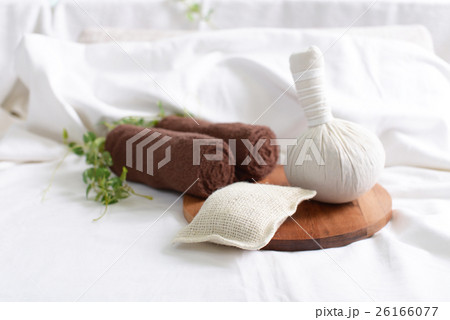 ハーブボールとタオル 26166077