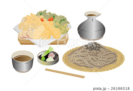 今日のご飯ざる蕎麦と天ぷら 今日のご飯ざる蕎麦と天ぷら 26166318