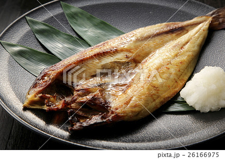 ほっけの焼き魚の写真素材