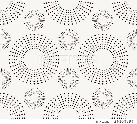 Seamless pattern with dotted circles Seamless pattern with dotted circles 26168594