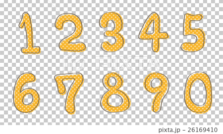 Cute number 01 - Stock Illustration [26169410] - PIXTA