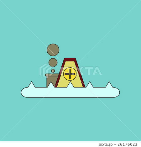 flat icon stylish background flood house flat icon stylish background flood house 26176023