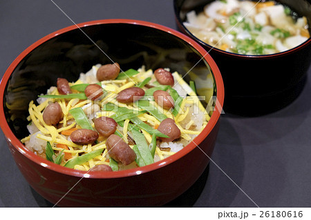 五目ずしと節麺汁4 五目ずしと節麺汁4 26180616