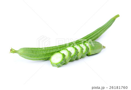 fresh luffa acutangula isolated on white  26181760